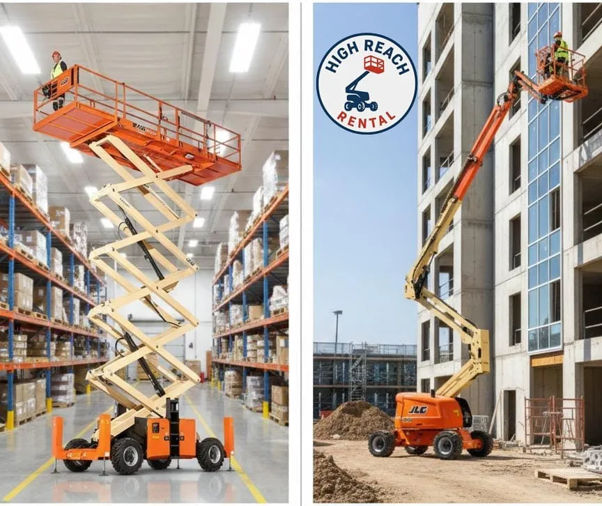 Scissor Lift vs Boom Lift in Dubai – Which One Should You Choose for Your Project?